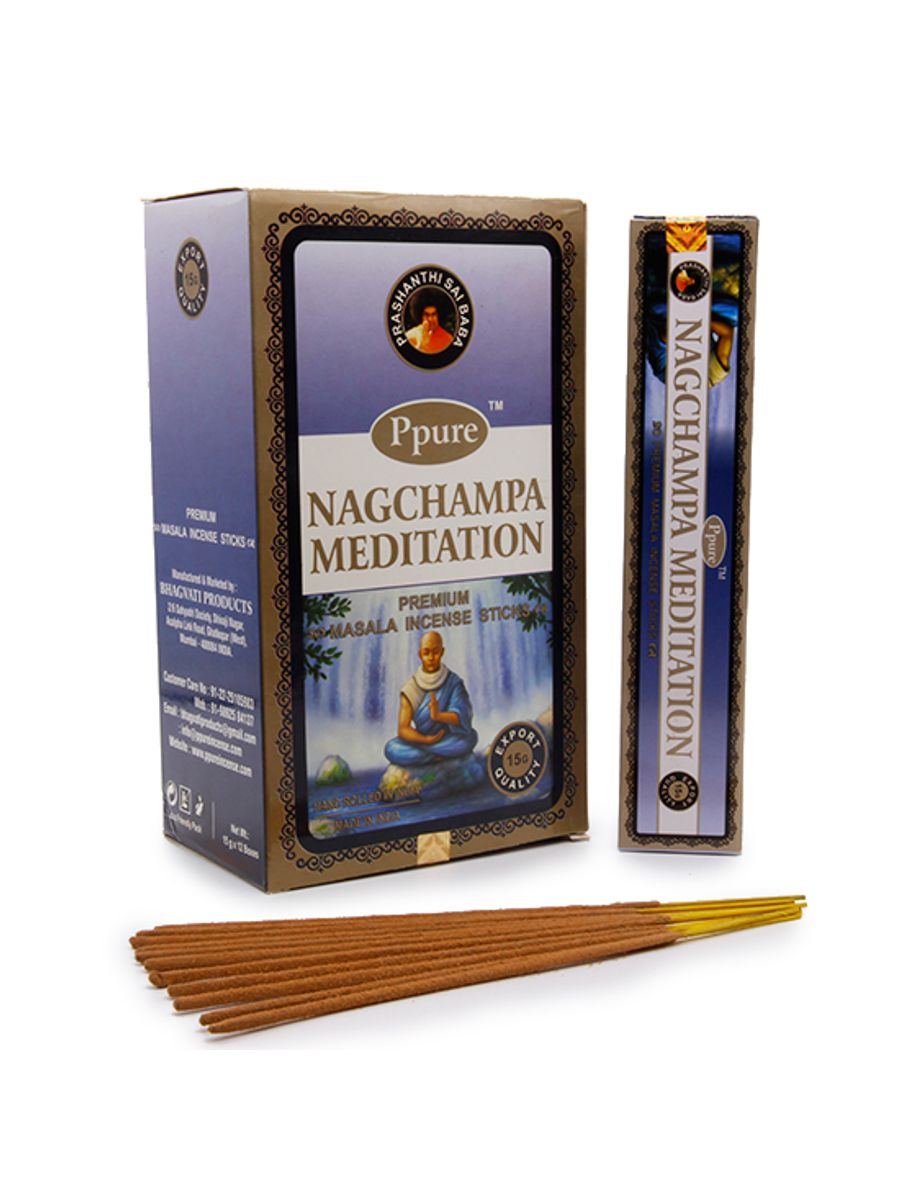 Благовония Ppure 15гр Meditation аромапалочки Медитация уп-12 шт