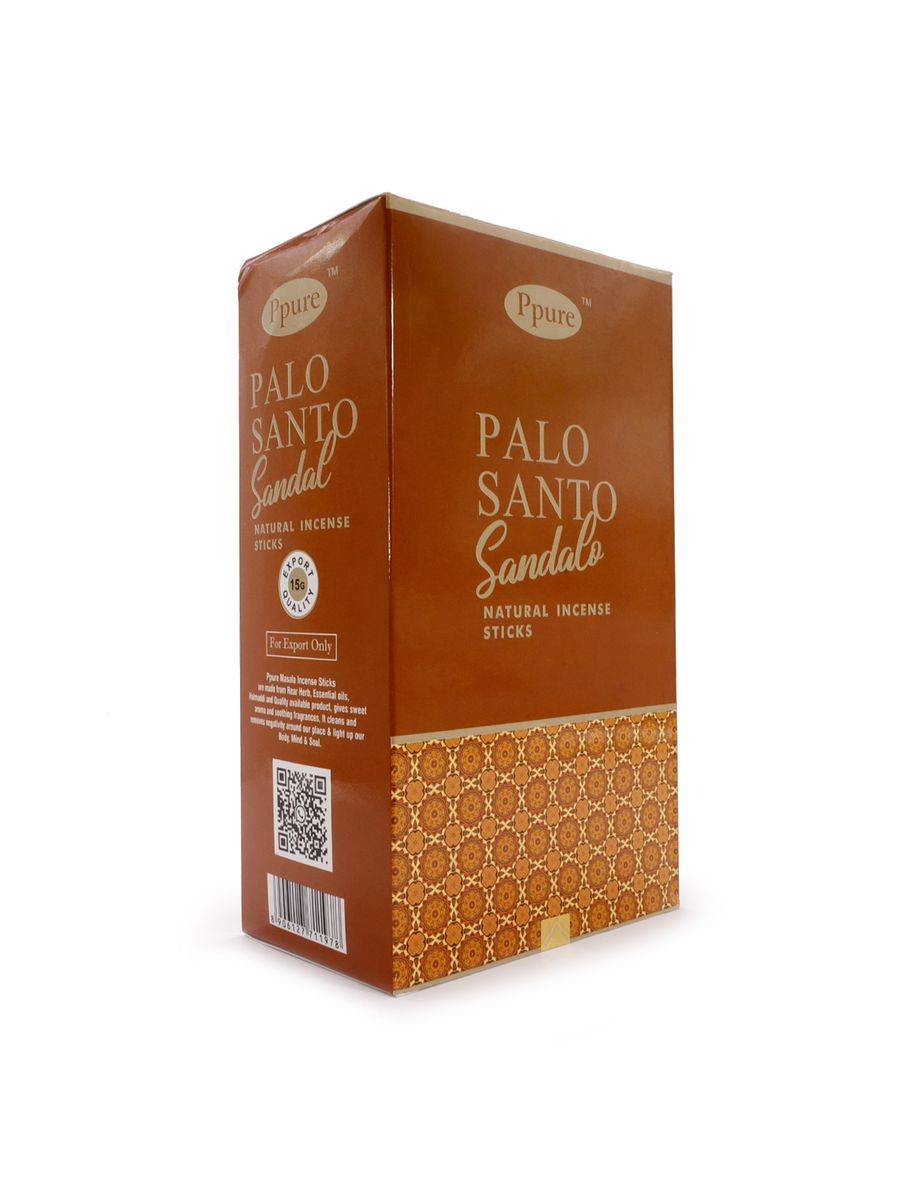 Благовония Ppure 15гр Palo Santo Sandal уп-12 шт Пало Санто и Сандал