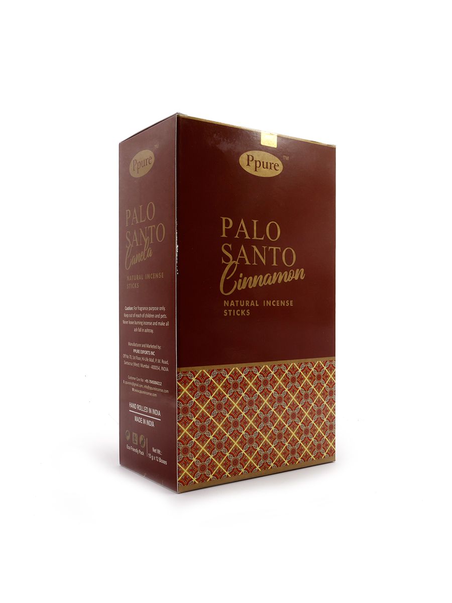 Благовония Ppure 15гр Palo Santo Cinnamon Пало Санто и Корица уп-12 шт