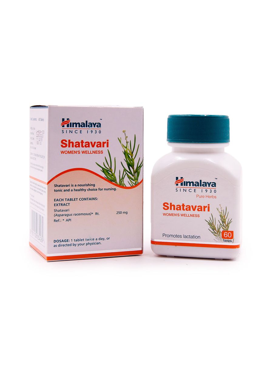 Shatavari Himalaya Шатавари Эликсир для женщин 60таб