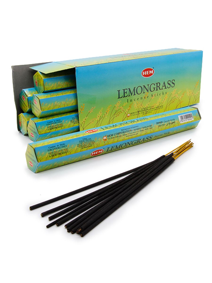 Благовония HEM LEMONGRASS Лимонник уп-6шт
