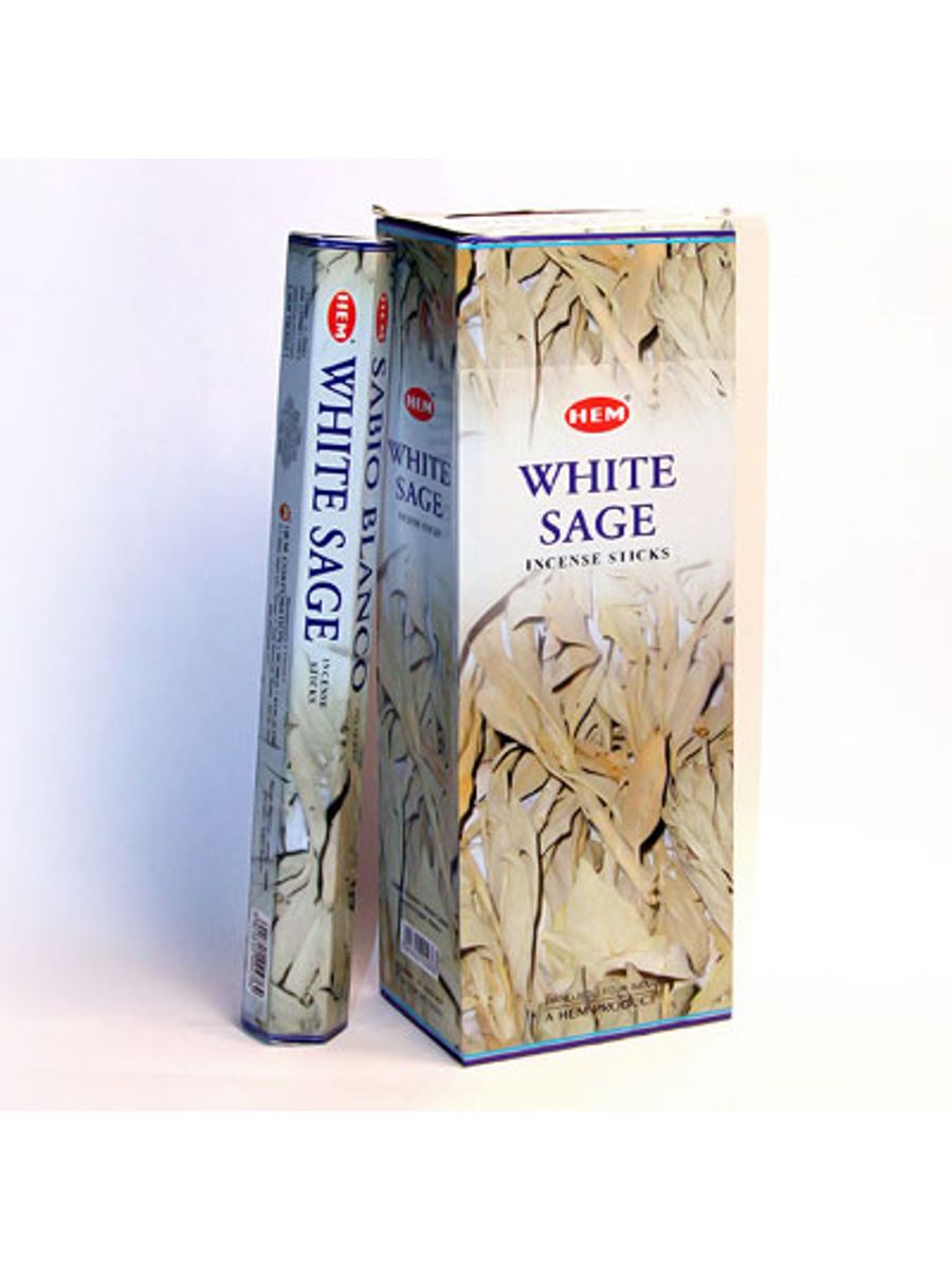Благовония HEM WHITE SAGE Белый шалфей уп-6шт