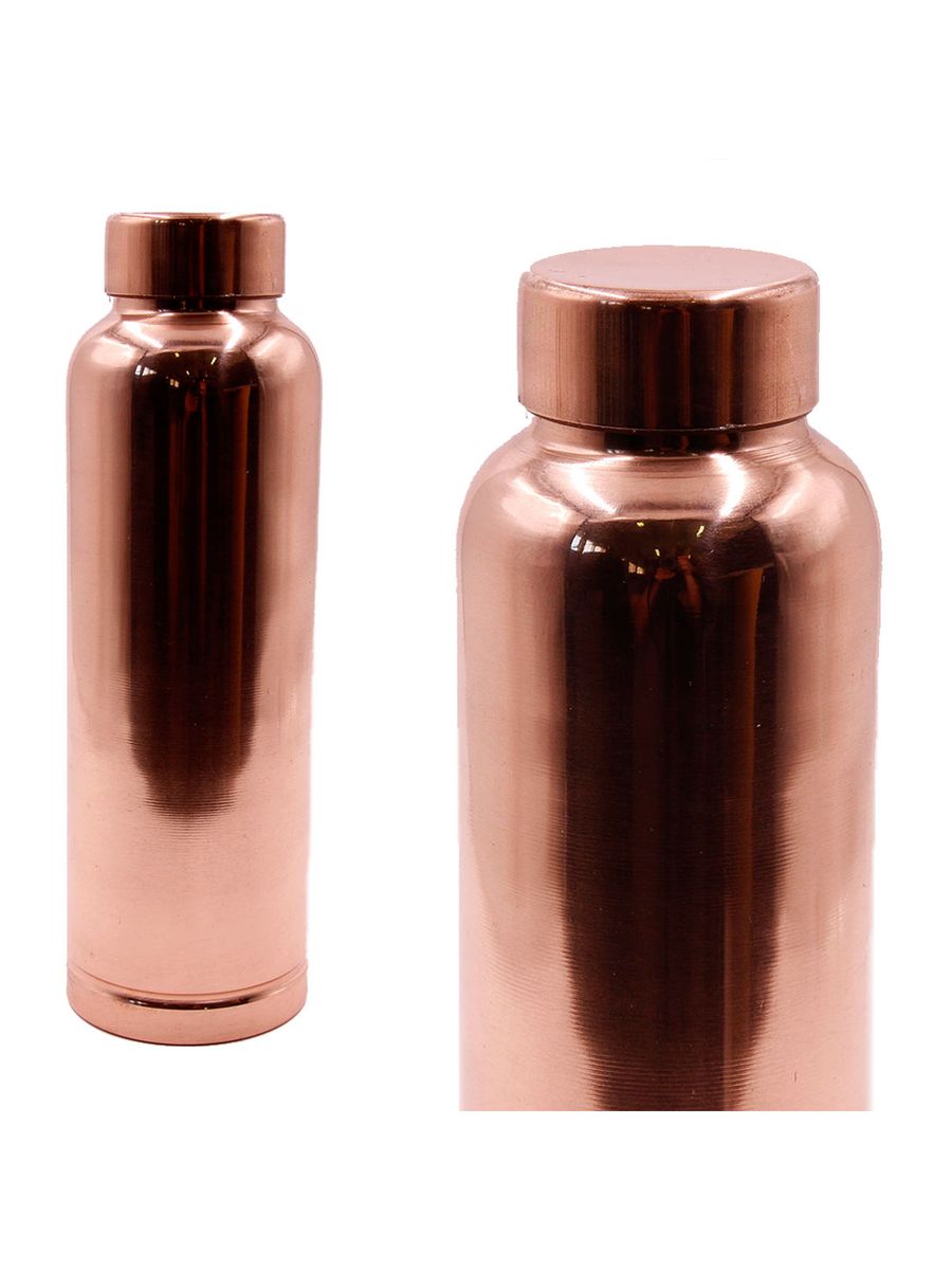 Медная бутылка для настаивания медной воды d-7,5см h-26см 1000ml