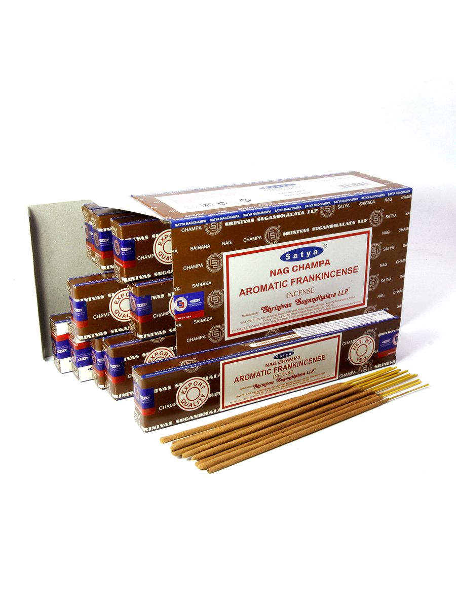 Благовония Satya M 450M15ArF Aromatic Frankincense Ароматный ладан 15gm уп-12шт