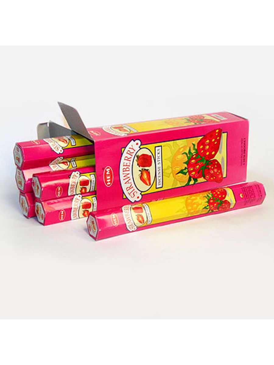 Благовония HEM STRAWBERRY Клубника уп-6шт