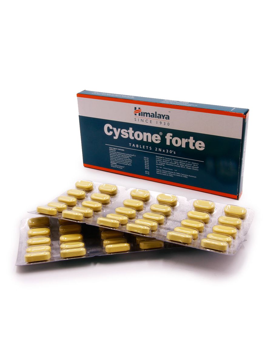 Cystone forte Himalaya Цистон Форте лечении мочекаменной болезни 2пл по 30таб