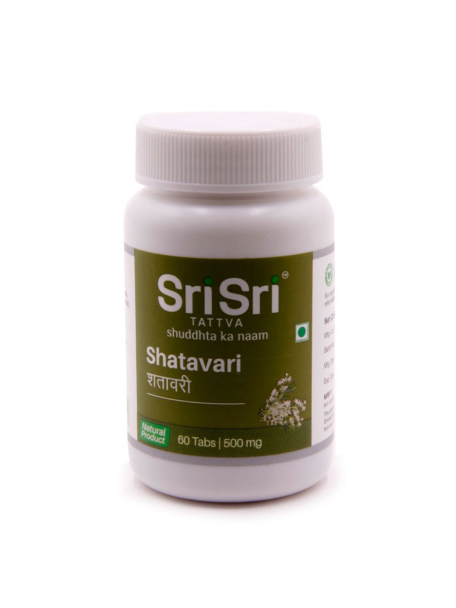 Shatavari Sri Sri Шатавари Эликсир для женщин 60таб