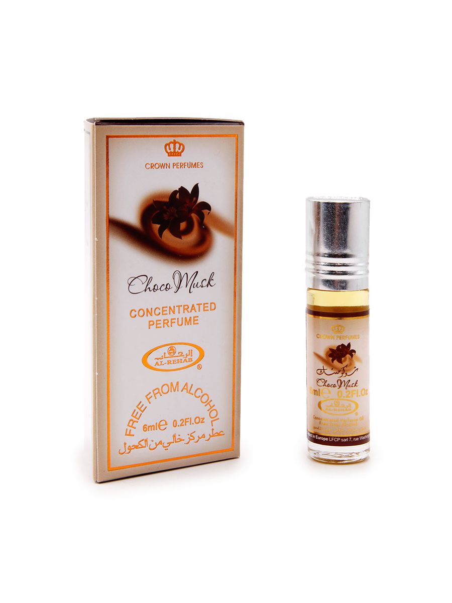 Масло парфюмерное уп-6шт AL REHAB Choco Musk женский аромат 6ml