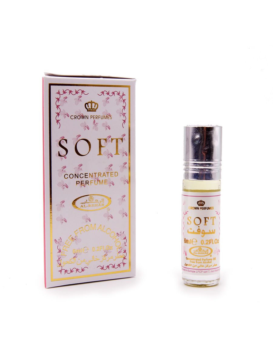 Масло парфюмерное уп-6шт AL REHAB Soft женский аромат 6ml