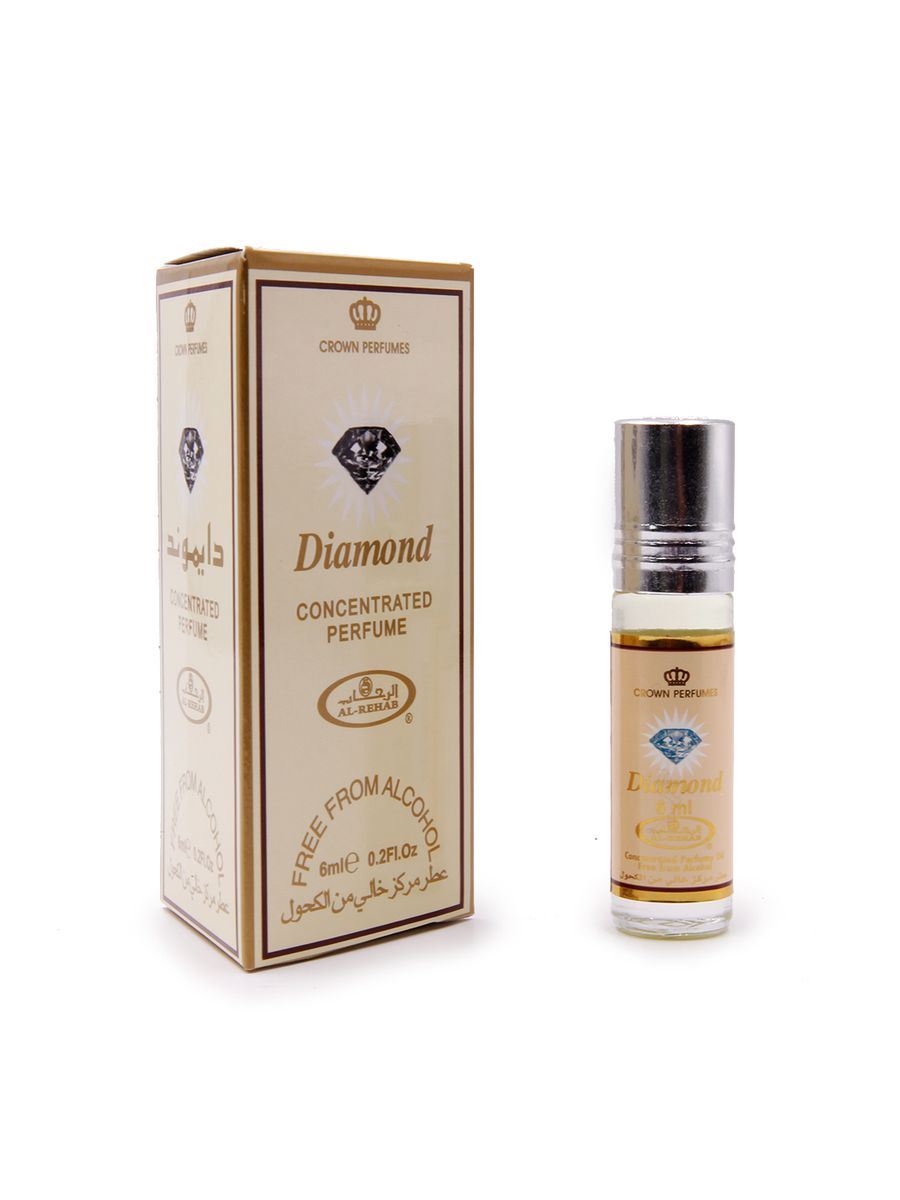 Масло парфюмерное уп-6шт AL REHAB Diamond женский аромат 6ml