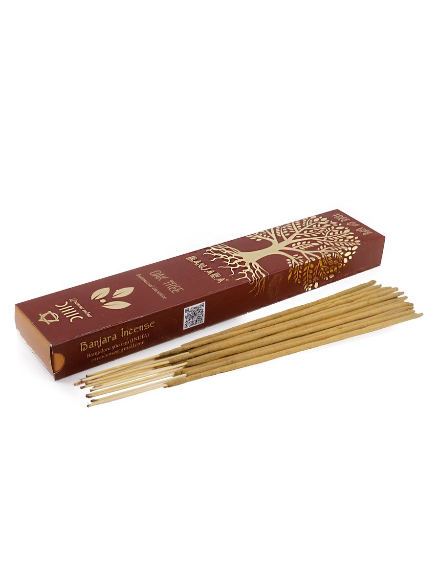 Благовония BANJARA Tree of Life OAK Super Premium качество светлые пыльцовые 12 палочек Botanical