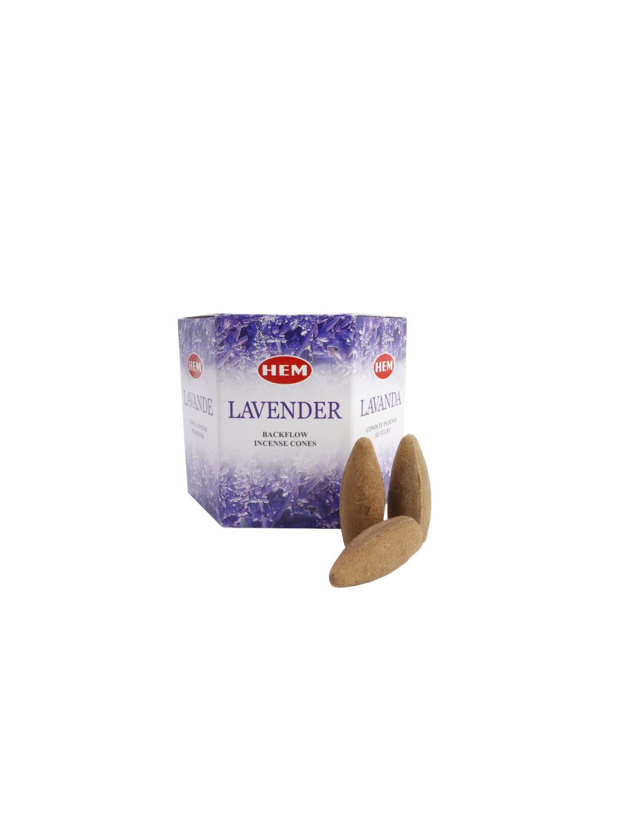 Благовония HEM «пуля Lavender Лаванда» конусы