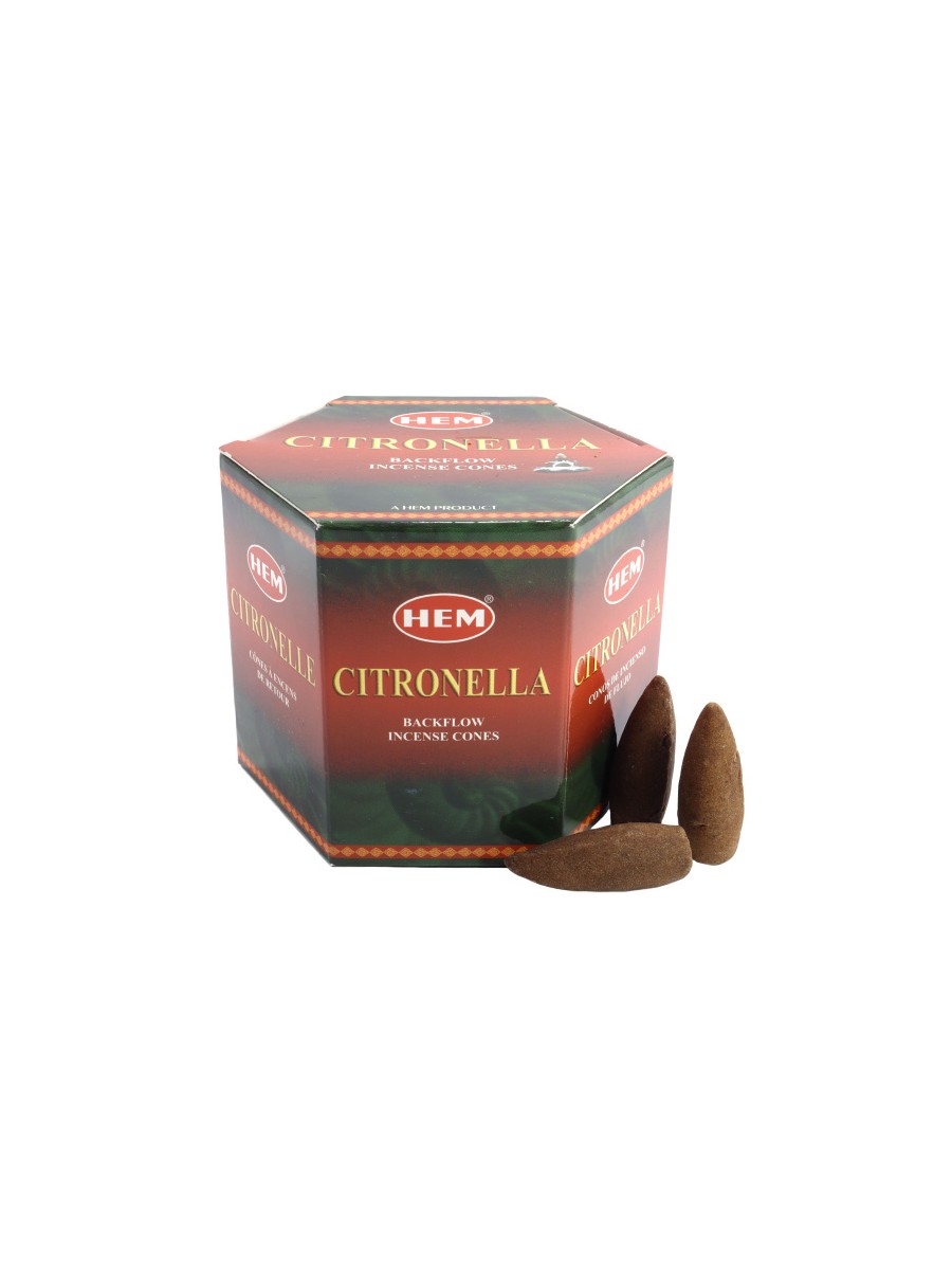 Благовония HEM «пуля Citronella» конусы