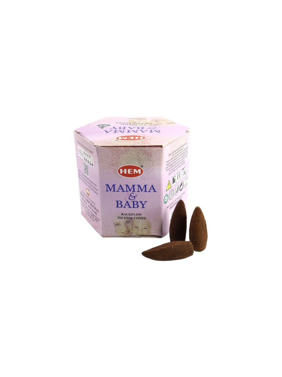 Благовония HEM «пуля Mama & Baby» конусы